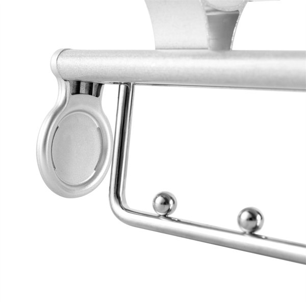 Rebrilliant Allisen Adjustable Wall Mounted Clothes Rack Wayfair